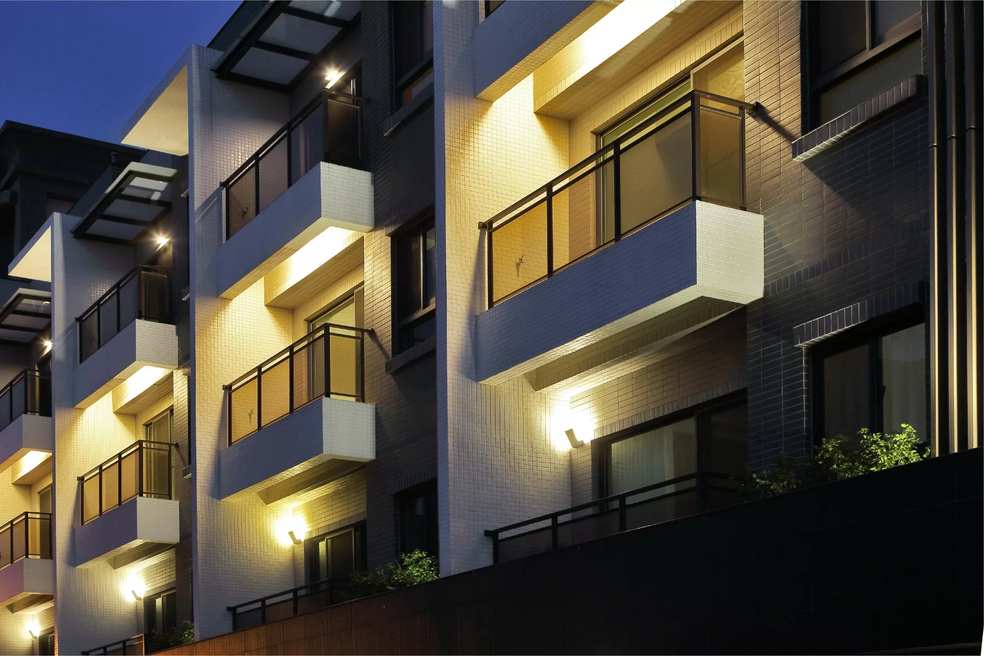 新森活 美山林建設-新森活夜間景色